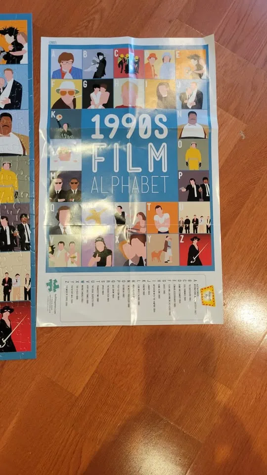 1990s Film Alphabet Puzzle image indicator(3)
