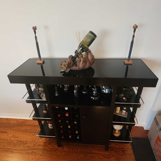 Black Bar Cabinet