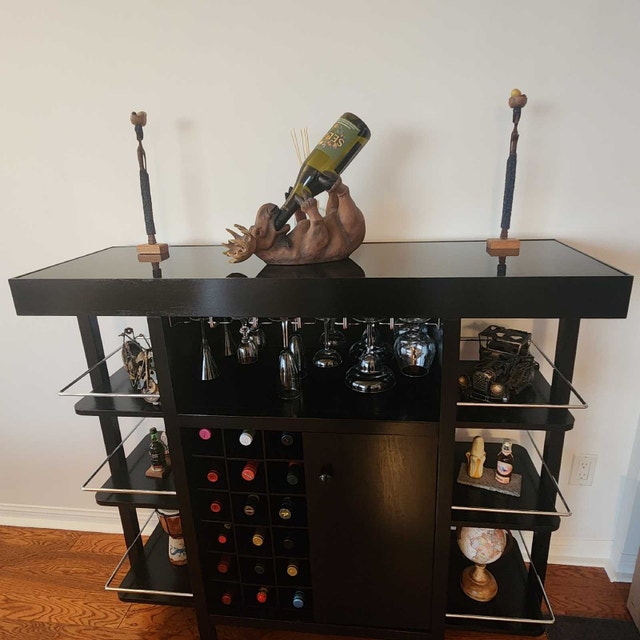 Black Bar Cabinet - photo 2