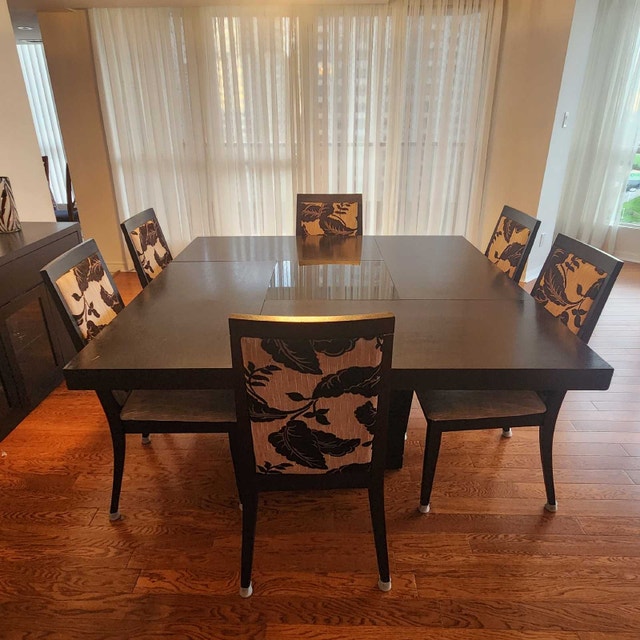 Dining Table and Six Chairs