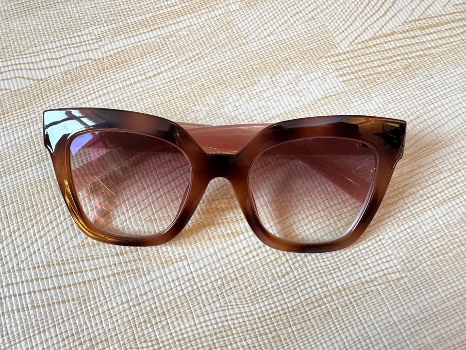 NEW Tortoiseshell Cat-Eye Frames / Sunglasses (Prescription -1.5 - photo 2