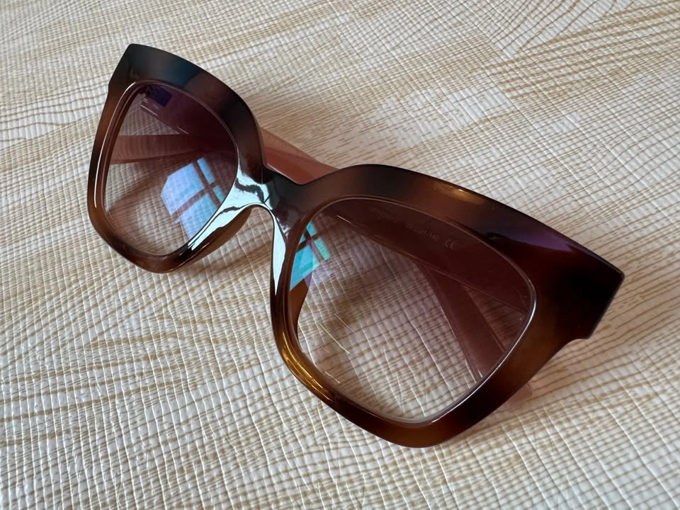 NEW Tortoiseshell Cat-Eye Frames / Sunglasses (Prescription -1.5 - photo 3