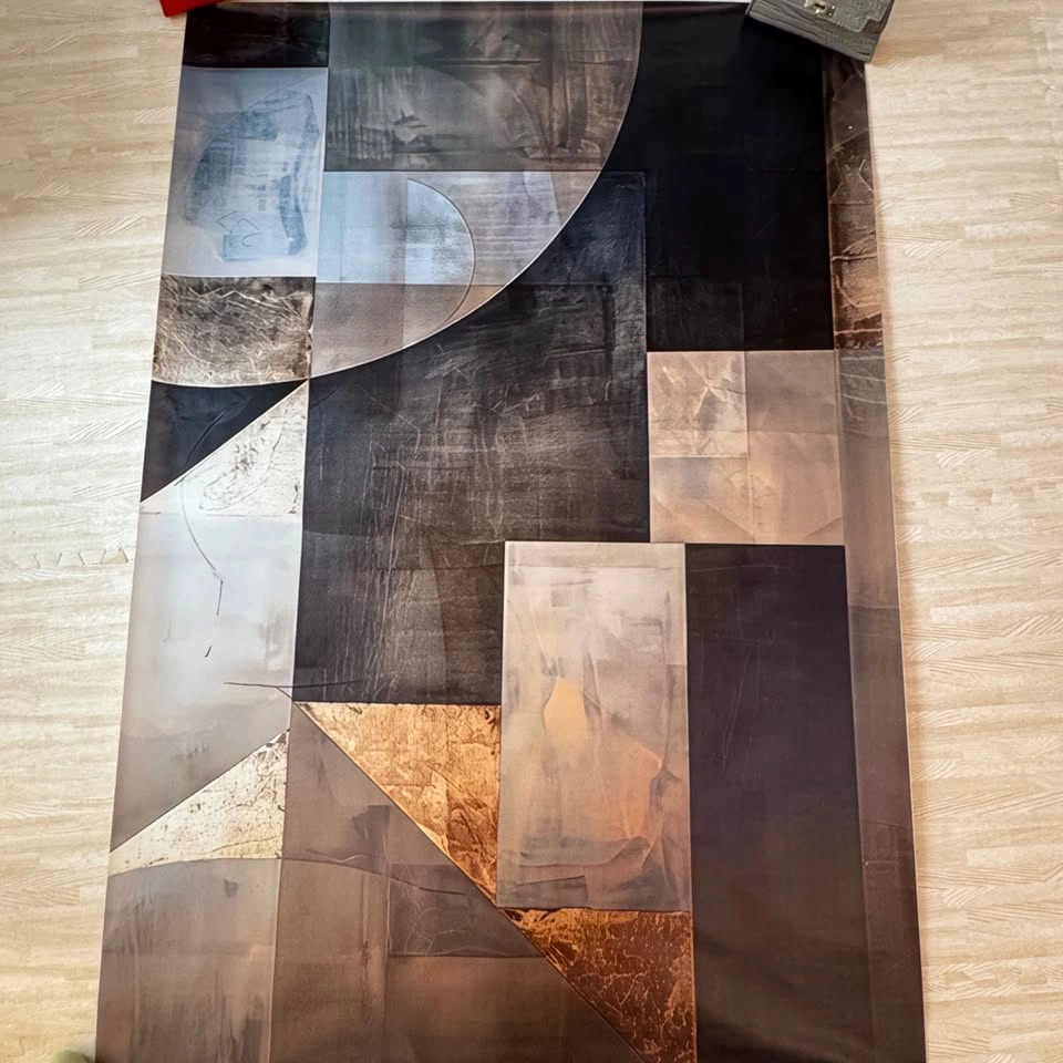 XL Large Modern Abstract Geometric Canvas Print - photo 4