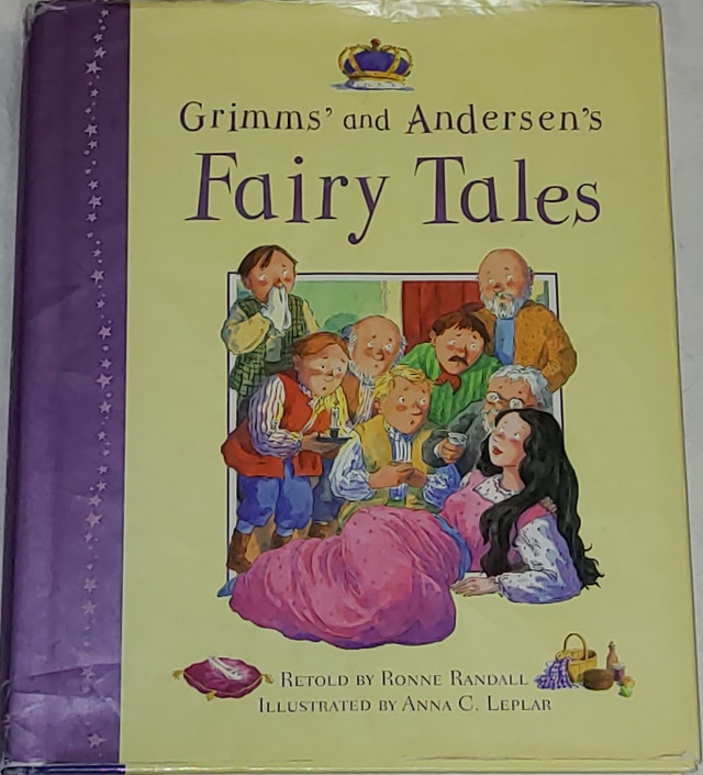 Grimm's and Andersen's Fairy Tales Hard Cover Book