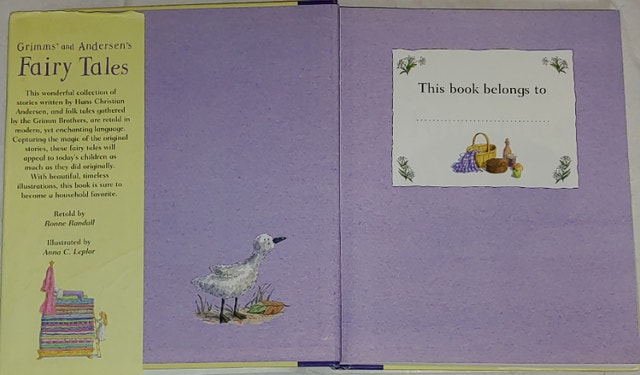 Grimm's and Andersen's Fairy Tales Hard Cover Book - photo 3