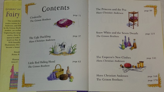 Grimm's and Andersen's Fairy Tales Hard Cover Book - photo 4