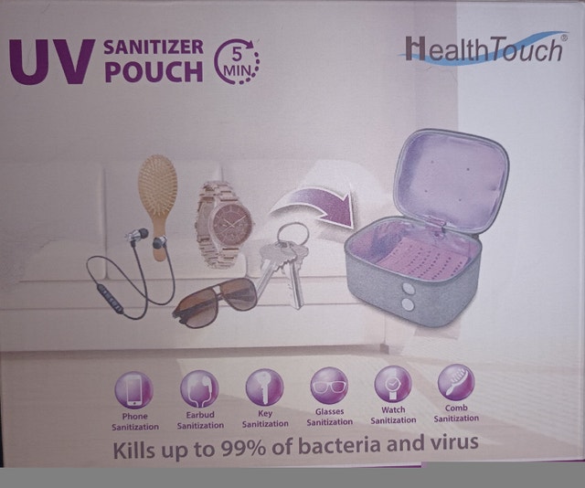Healthtouch UV Light Sanitizer Pouch - Kills 99% Bacteria - photo 3