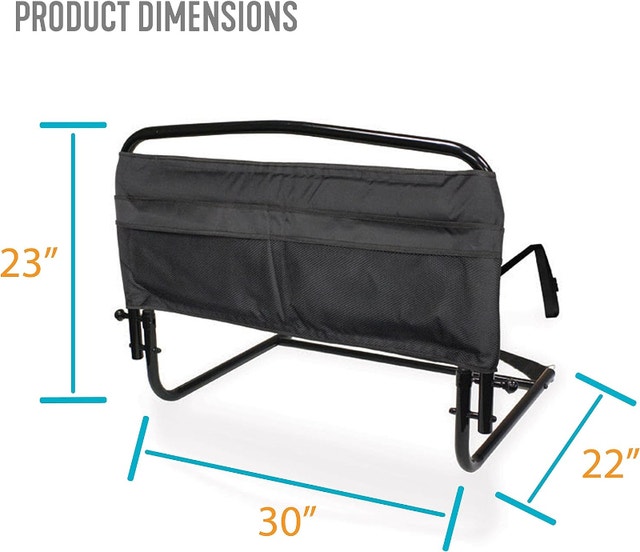 NEW Stander 30" Safety Bed Rail with Padded Organizer - photo 2