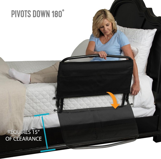 NEW Stander 30" Safety Bed Rail with Padded Organizer - photo 3