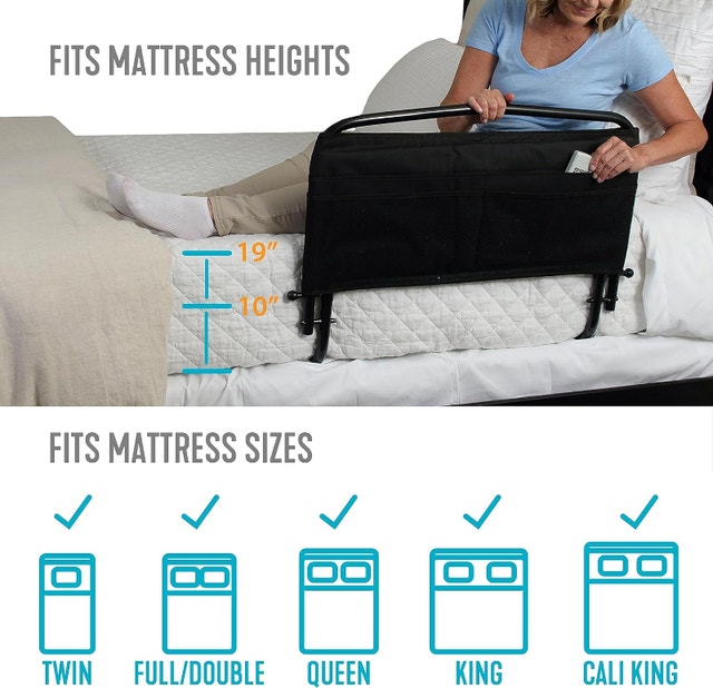 NEW Stander 30" Safety Bed Rail with Padded Organizer - photo 4