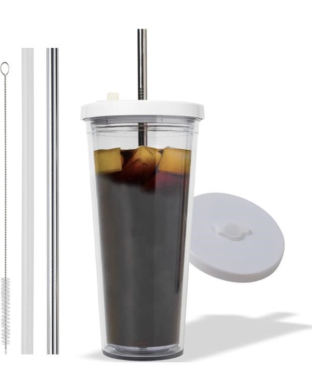 NEW Reusable Iced Coffee Cup (24 Oz Venti)