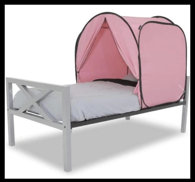 PINK PRIVACY POP MINI BED SELF OPEN TENT - 90X100X110CM - photo 2