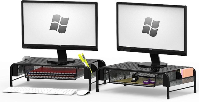 NEW Simple Hosueware Monitor Riser Stand with Drawer