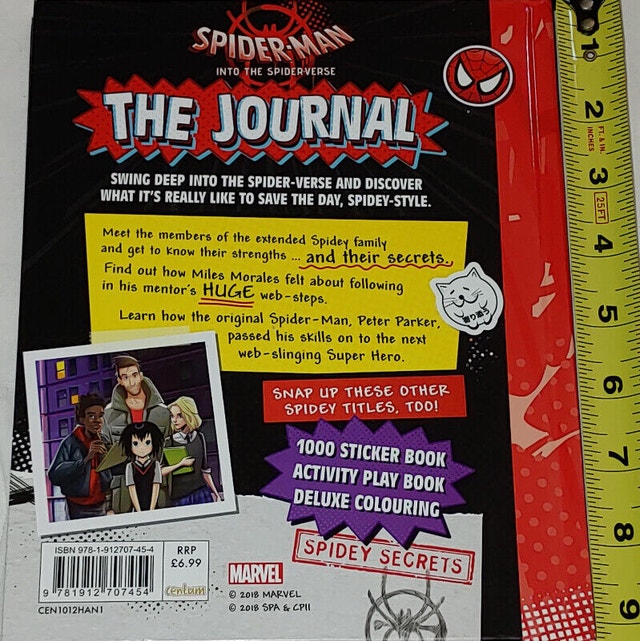 Spider-Man Into the Spider-Verse Journal - photo 2
