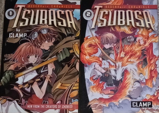 Tsubasa by Clamp Manga Book English Vol 1 & 2