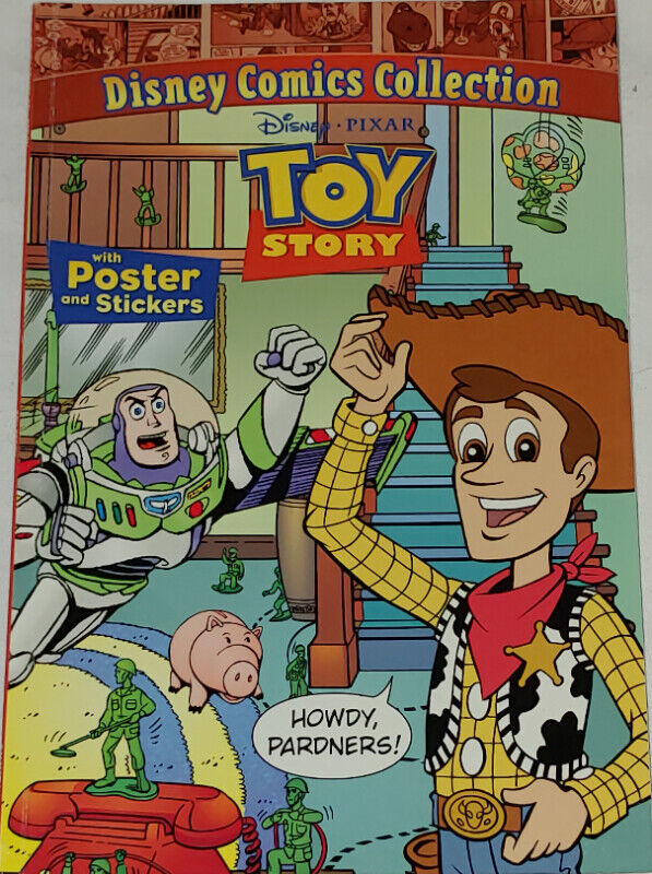 Disney Comics Book Collection Toy Story with Poster & Stickers