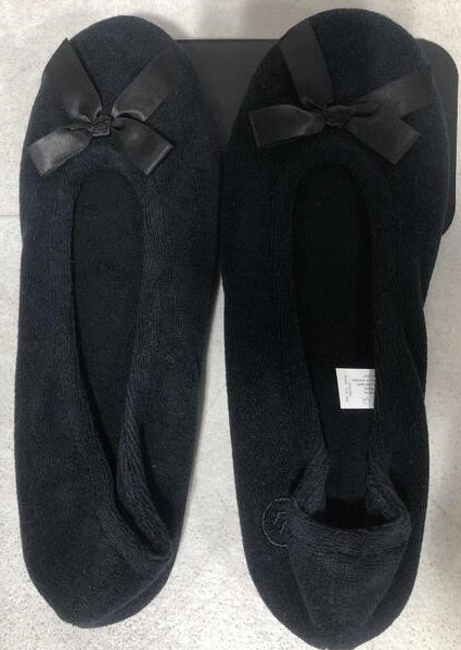NEW XL Isotoner Women's Terry Ballet Flats (9.5-10)