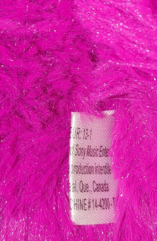 NEW Girl's Size 13-1 Victorious Soft Pink Fur & Black Slippers - photo 3