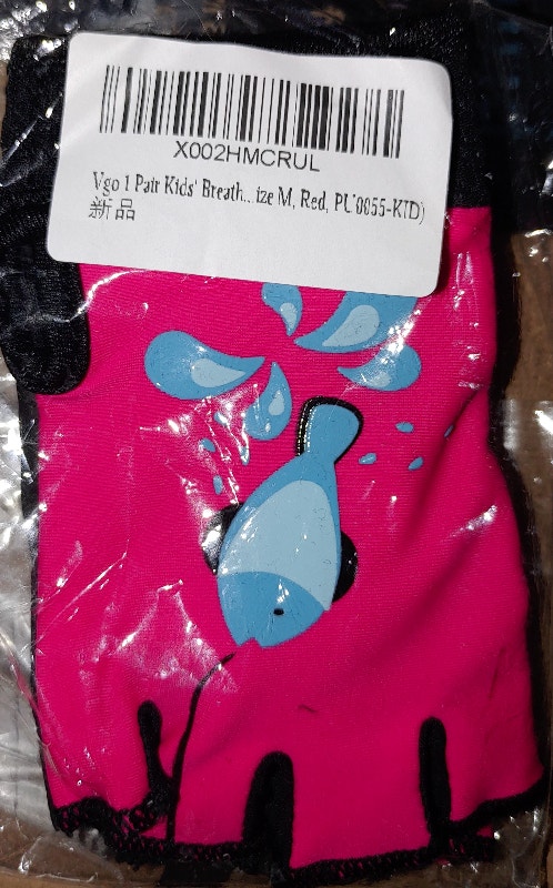 NEW Kids Med VGO Half Finger Cycling Gloves