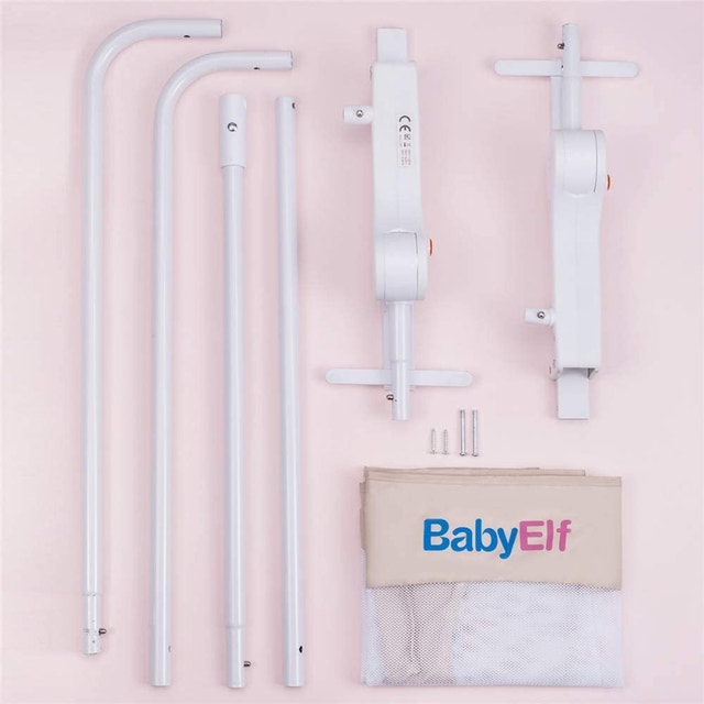 NEW Beige BABY ELF 47inch Bed Rail - Single Foldable Safety - photo 3
