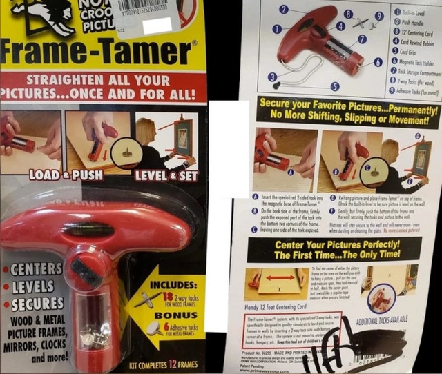 NEW FRAME-TAMER with 42 Bonus Replacement Tacks - photo 2