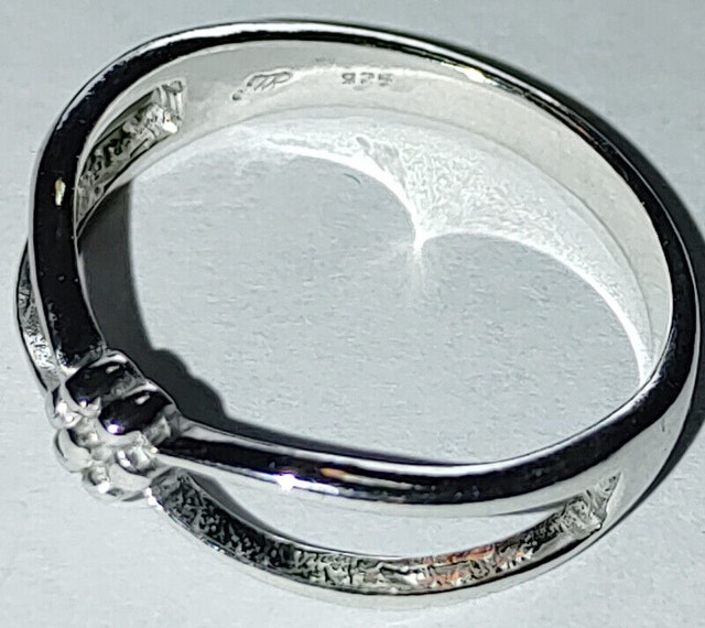 925 Silver Cubic Zirconia Ring Size 6.5 - photo 3