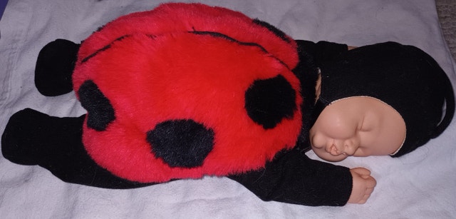 Vintage 1998 Anne Geddes Ladybug Plush
