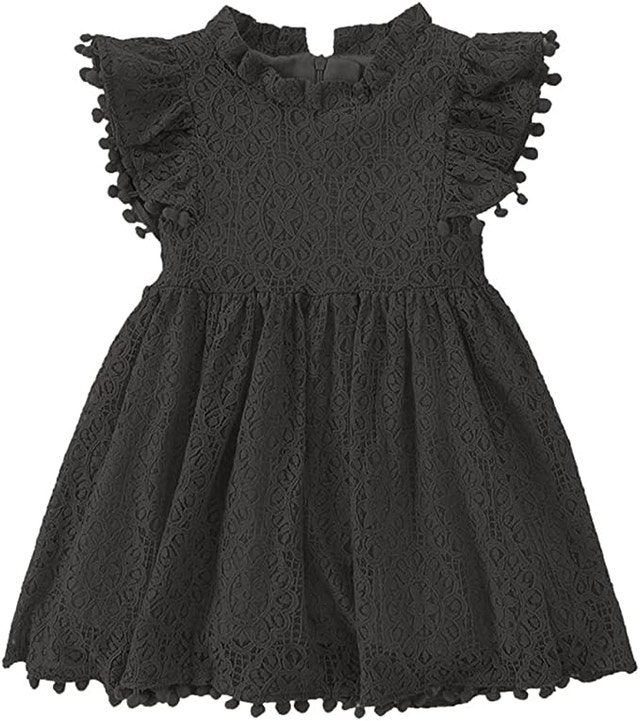 NEW Toddler Girls Cute Pompoms Dress - Sizes 2-5 - photo 2