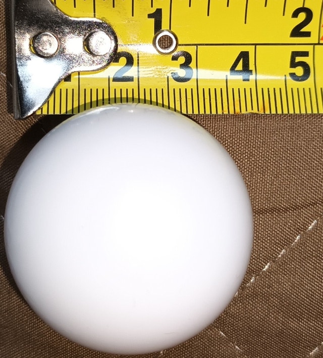 80 White Solid Polypropylene Resin Balls