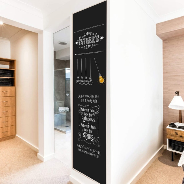NEW Chalkboard Wall Sticker Decal Blackboard Wallpaper Large Con