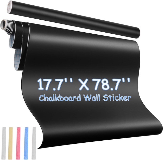 NEW Chalkboard Wall Sticker Decal Blackboard Wallpaper Large Con - photo 2