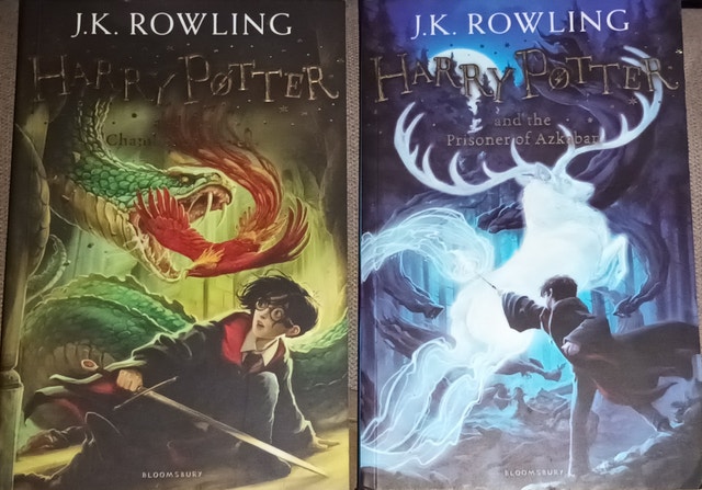 Harry Potter Chamber of Secrets & Prisoner of Azkaban Books