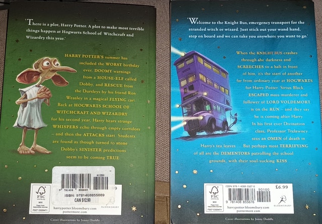 Harry Potter Chamber of Secrets & Prisoner of Azkaban Books - photo 2