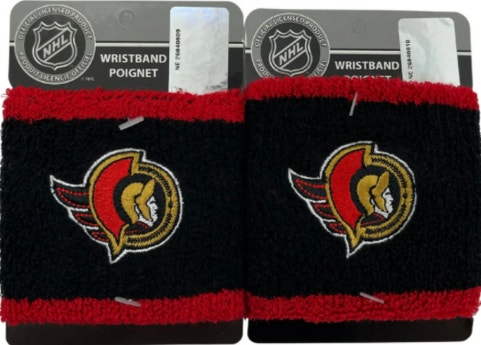 NEW NHL Team Licensed Wristbands Calgary Flames Ottawa Senators - photo 2