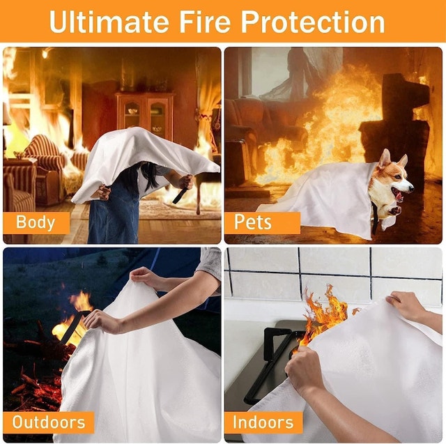 NEW LUXJET Fire Blanket - Kitchen Safety - photo 2