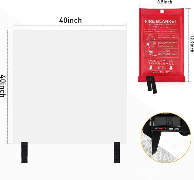 NEW LUXJET Fire Blanket - Kitchen Safety - photo 5