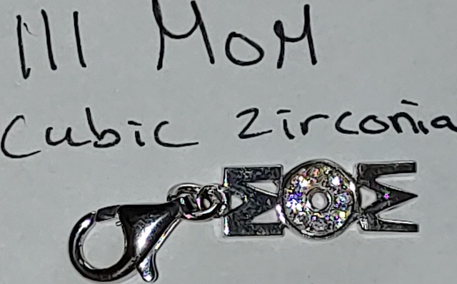 925 Silver MOM Pendant with Cubic Zirconia - photo 2