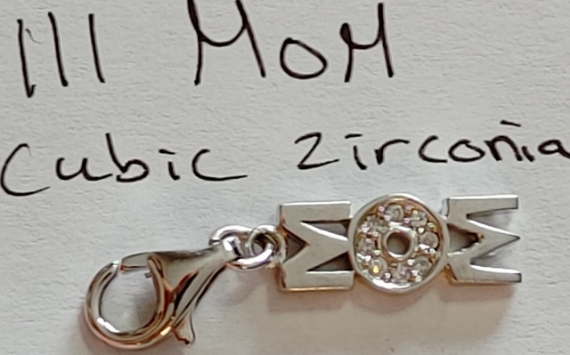 925 Silver MOM Pendant with Cubic Zirconia - photo 3