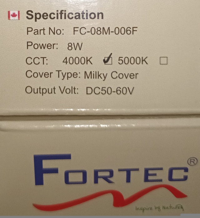NEW 2' Fortec T8 LED Tube Lights (265893H) FC-08M-006F - photo 3