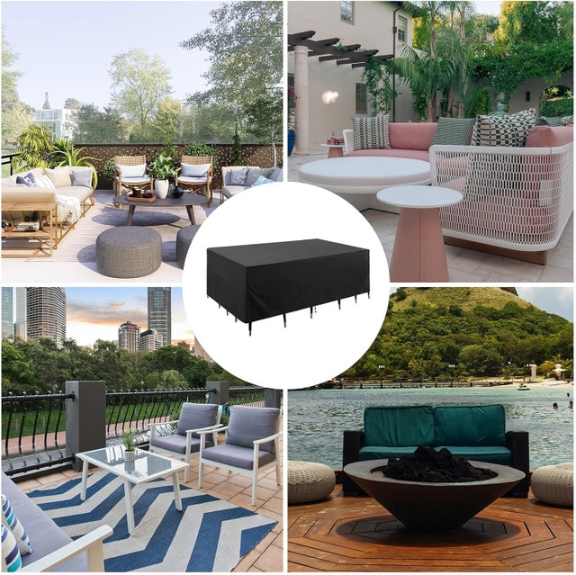 NEW SAVITA Garden Furniture Cover, Waterproof, Heavy 95x64x39"