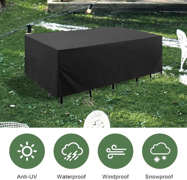 NEW SAVITA Garden Furniture Cover, Waterproof, Heavy 95x64x39" - photo 2