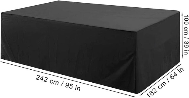 NEW SAVITA Garden Furniture Cover, Waterproof, Heavy 95x64x39" - photo 3