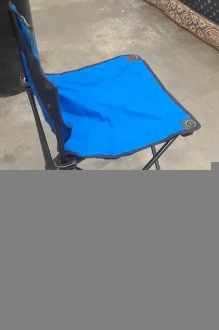 NEW SHAKESPEARE Blue Folding Camping Chair /Stool with Carry Bag - photo 3