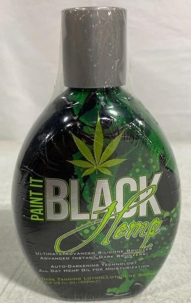 Millenium Tanning Paint It Black HEMP Bronzer Indoor Lotion - photo 5