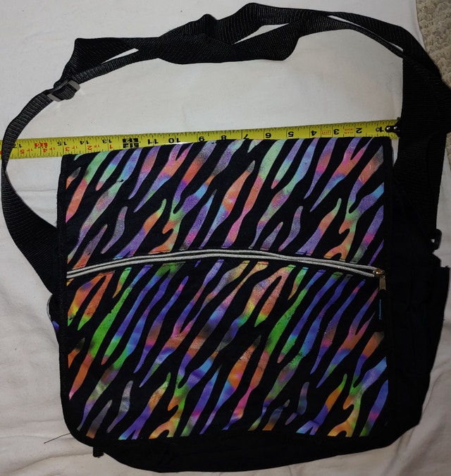 NEW 2 Pcs Messenger Bag with Zipper Cloth Case