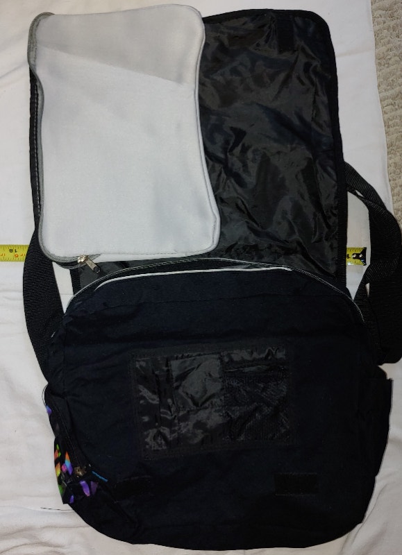 NEW 2 Pcs Messenger Bag with Zipper Cloth Case - photo 2
