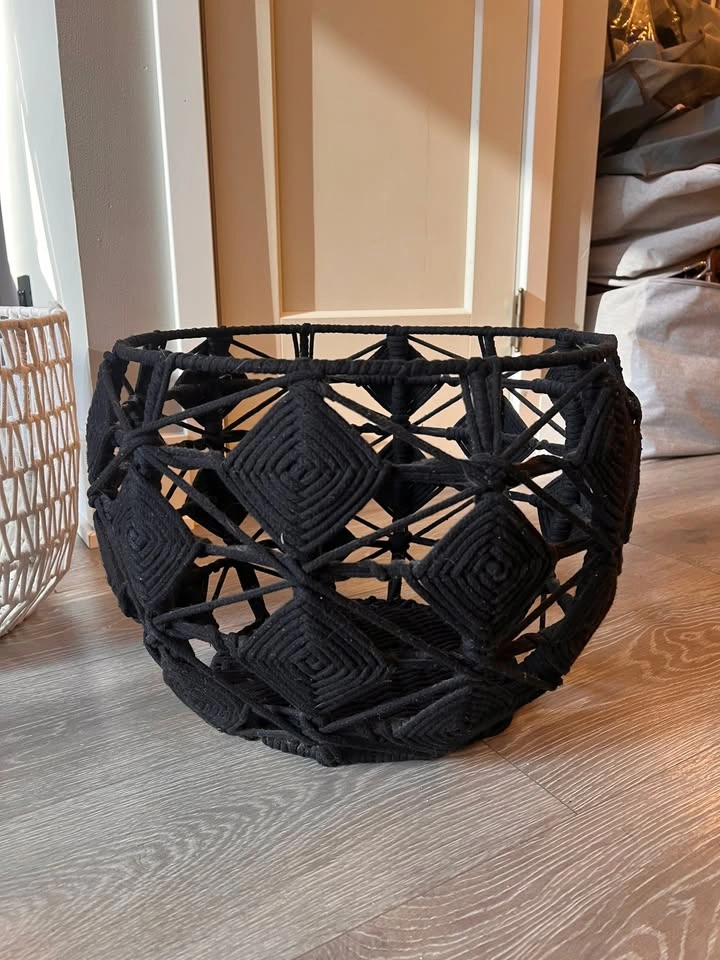 $25 each, 2 boho rope baskets - photo 3