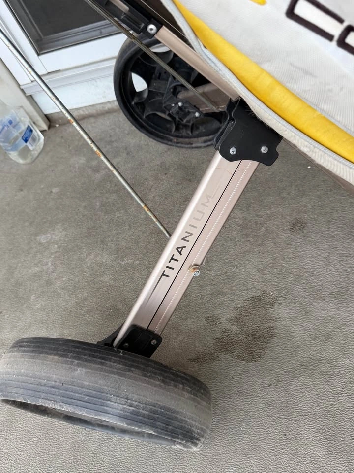 Golf Bag & Cadie Titanium Pull Cart Set - photo 5