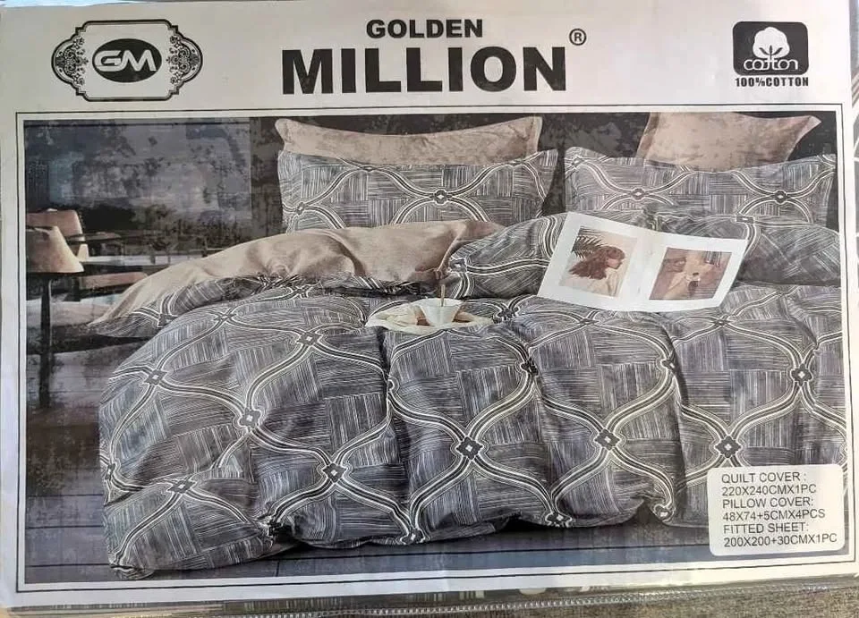Cotton Bedsheet 6 Piece Set