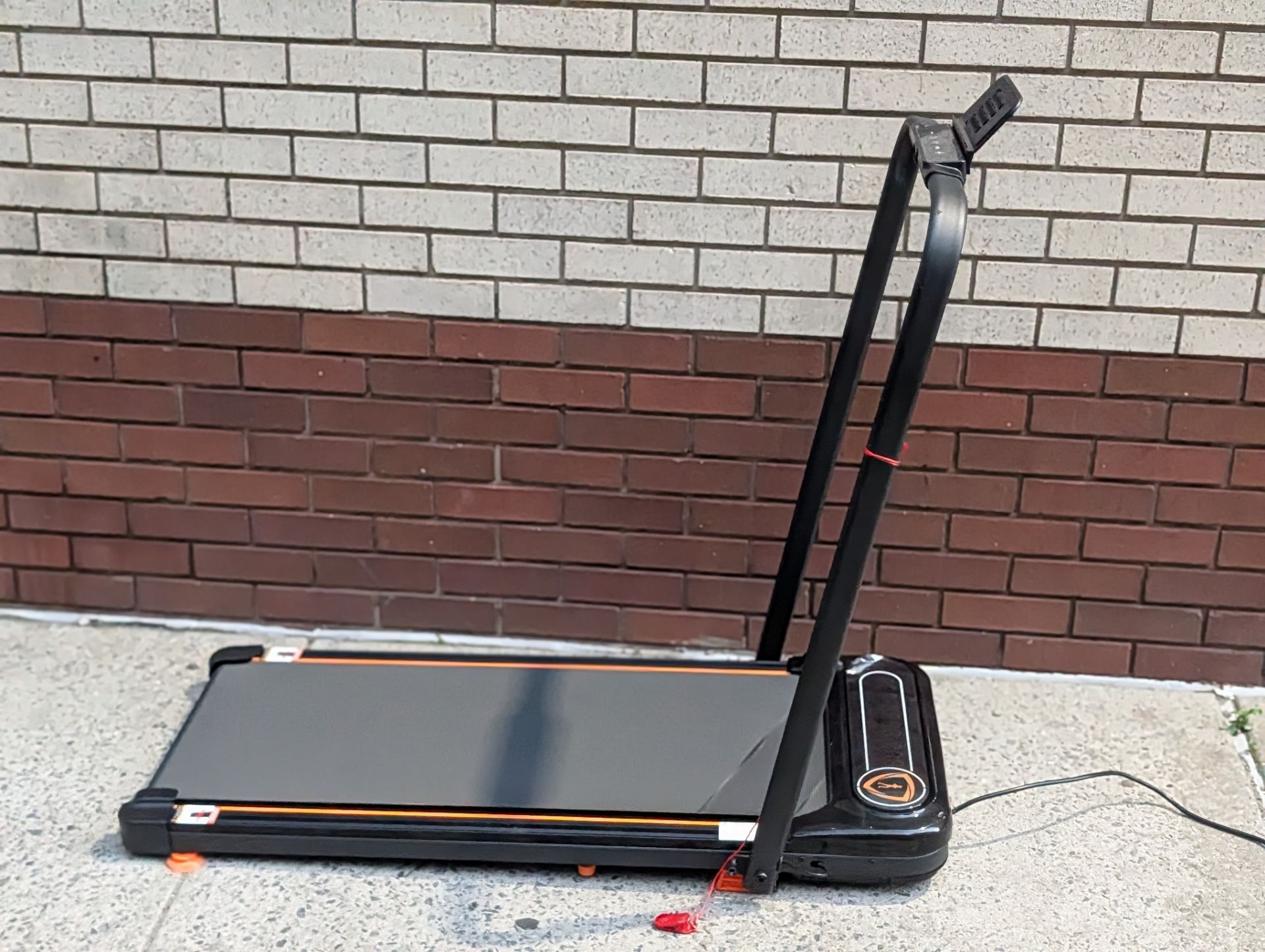 Foldable Under Desk Walking Pad Treadmill w/ Handle